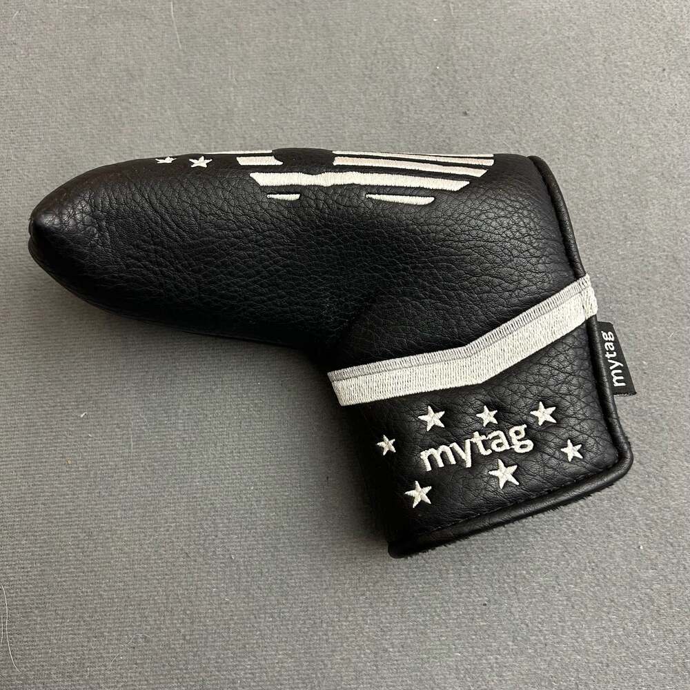 Mytag American Flag Leather Golf Blade Putter Head Cover